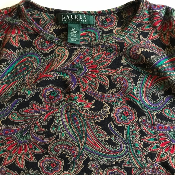 NWOT Lauren by Ralph Lauren Long Sleeves Tee Shirt - Picture 4 of 6